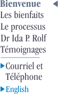 Menu bienvenue