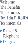 Menu Dr Ida P. Rolf